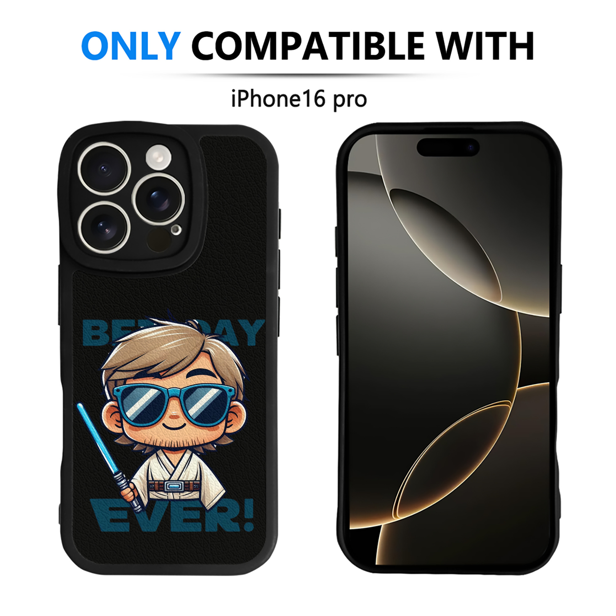 （画像用） スター・ウォーズ Star Wars 【iPhone 16シリーズ対応】シリコンスマホケース（レザー調） 材質：シリコン